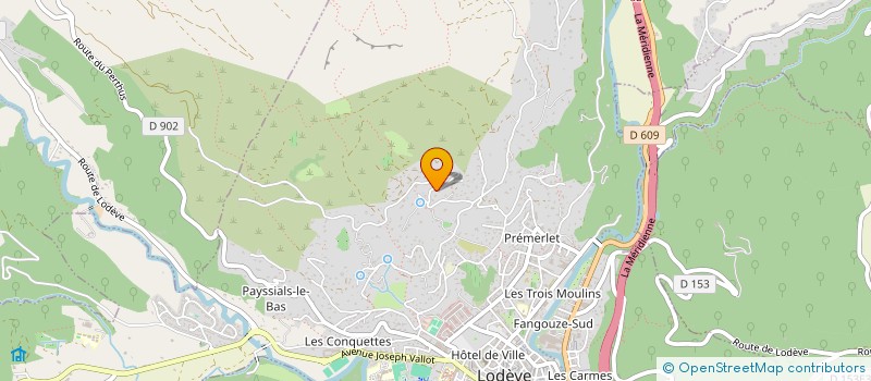 localisation de l'entreprise JOKERS à LODEVE
