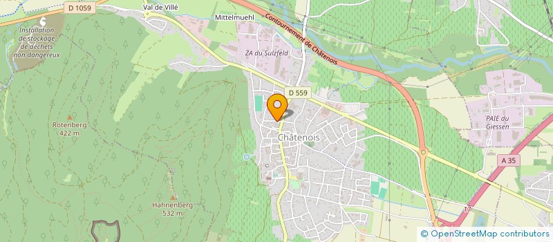 localisation de l'entreprise JOKEVIL  CHATENOIS