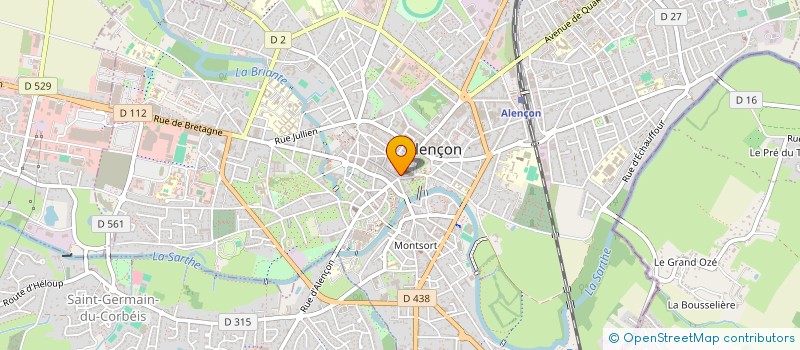 localisation de l'entreprise JOKI à ALENCON