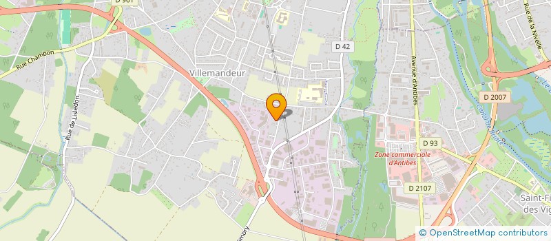 localisation de l'entreprise JOKITRONIC SARL à VILLEMANDEUR