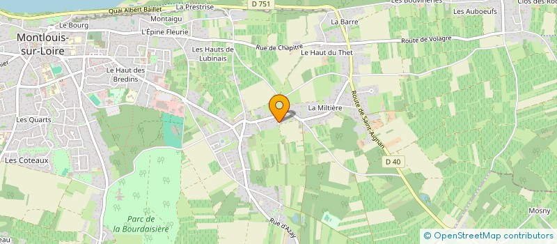 localisation de l'entreprise JOKKO à MONTLOUIS-SUR-LOIRE