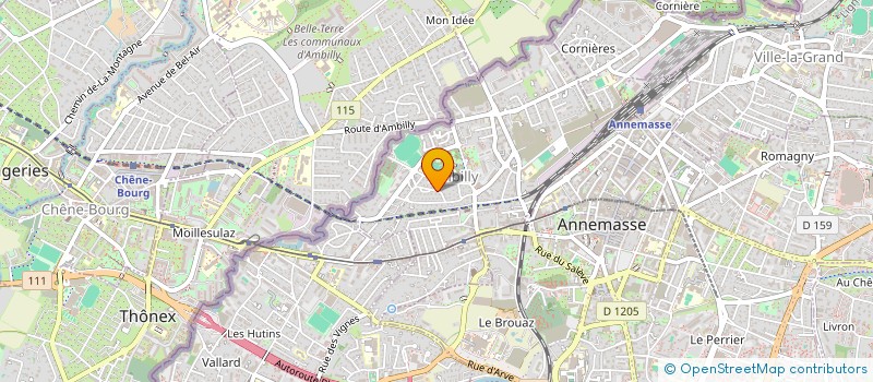 localisation de l'entreprise JOKSIC ET ASS.  AMBILLY