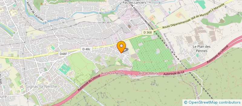 localisation de l'entreprise JOLA à GIGNAC-LA-NERTHE