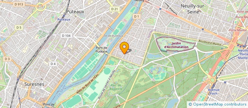 localisation de l'entreprise JOLAB FORMATIONS à NEUILLY-SUR-SEINE