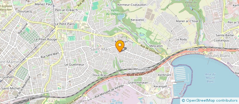 localisation de l'entreprise JOLAGA  BREST