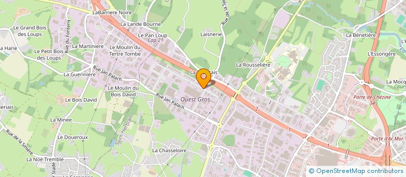 localisation de l'entreprise JOLAGE à SAINT-HERBLAIN
