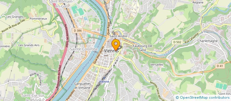 localisation de l'entreprise JOLAN à VIENNE