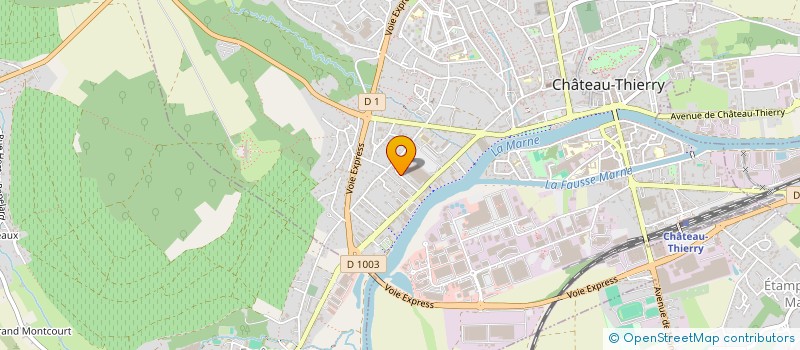 localisation de l'entreprise JOLANE  CHATEAU-THIERRY