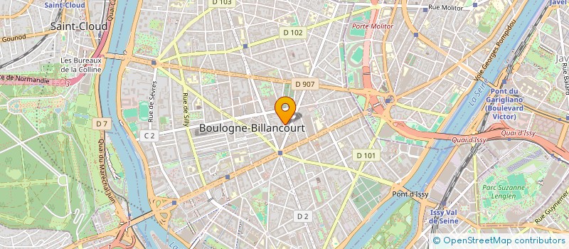 localisation de l'entreprise JOLANTA MEFFLET PSYCHOLOGUE  BOULOGNE-BILLANCOURT