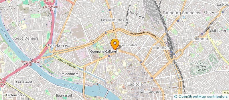 localisation de l'entreprise JOLAS & LABERENNE  TOULOUSE