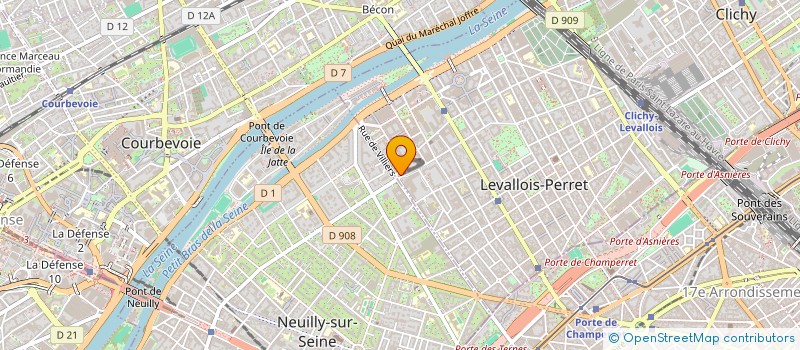localisation de l'entreprise JOLEAN à LEVALLOIS-PERRET