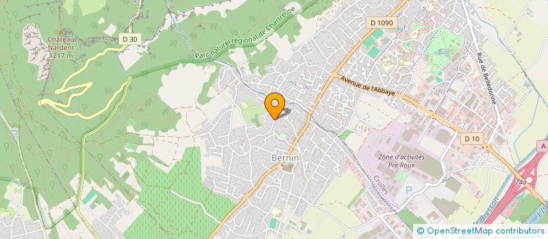 localisation de l'entreprise JOLEN  BERNIN