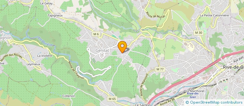 localisation de l'entreprise JOLEN  GENILAC