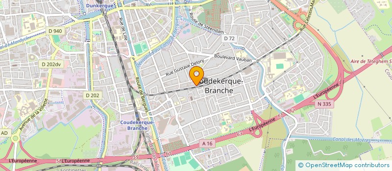 localisation de l'entreprise JOLEZO  COUDEKERQUE-BRANCHE