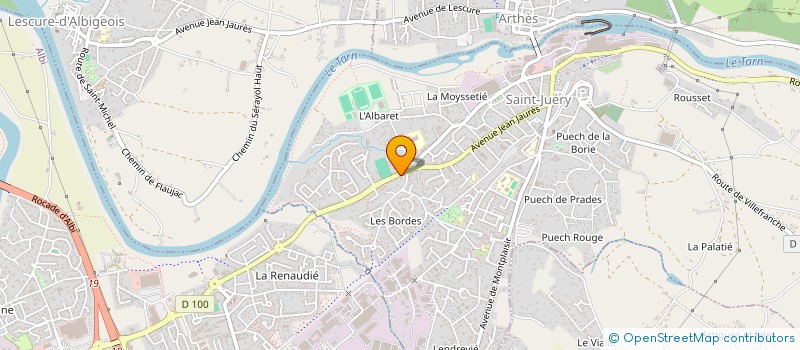 localisation de l'entreprise JOLI  SAINT-JUERY