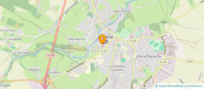 localisation de l'entreprise JOLI BOUTON  FALAISE