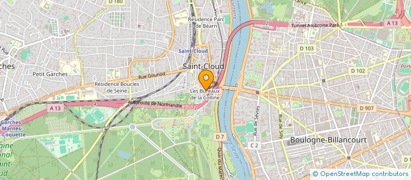 localisation de l'entreprise JOLI CLOSET PARIS à SAINT-CLOUD