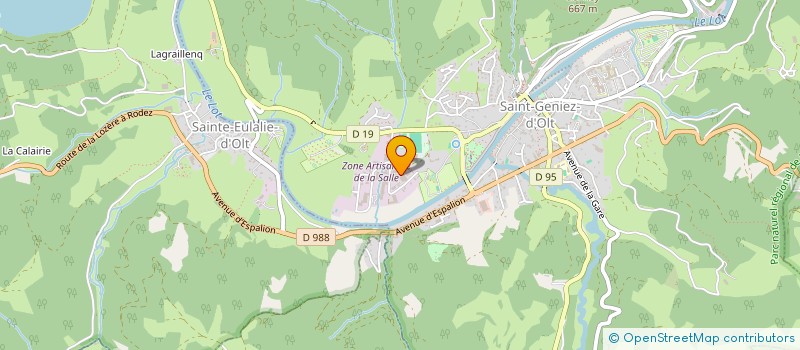 localisation de l'entreprise JOLI COEUR à SAINT GENIEZ D'OLT ET D'AUBRAC