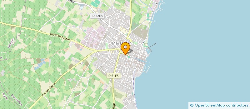 localisation de l'entreprise JOLI CRABE à MARSEILLAN