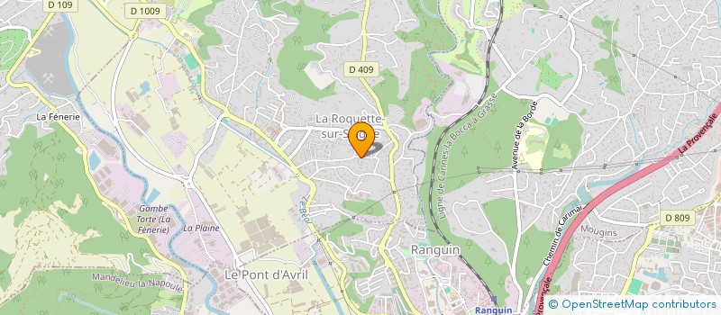 localisation de l'entreprise JOLI DIMU à LA ROQUETTE-SUR-SIAGNE