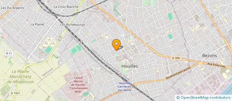 localisation de l'entreprise JOLI MANS  HOUILLES