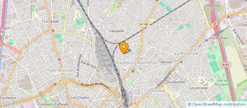 localisation de l'entreprise JOLI'MOMES ASSOCIATION DE SOUTIEN A LA PARENTALITE à TOULOUSE