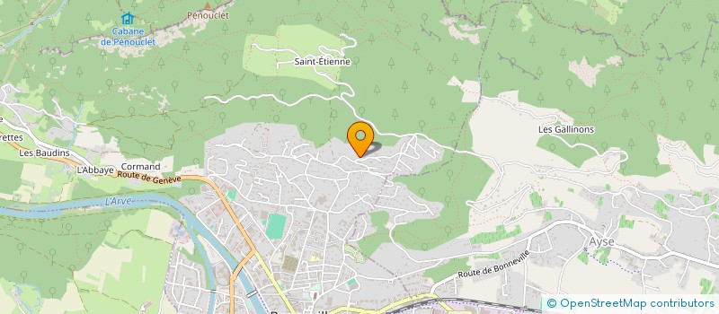 localisation de l'entreprise JOLI ROMA  BONNEVILLE