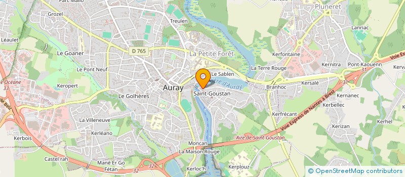 localisation de l'entreprise JOLI TALENT à AURAY