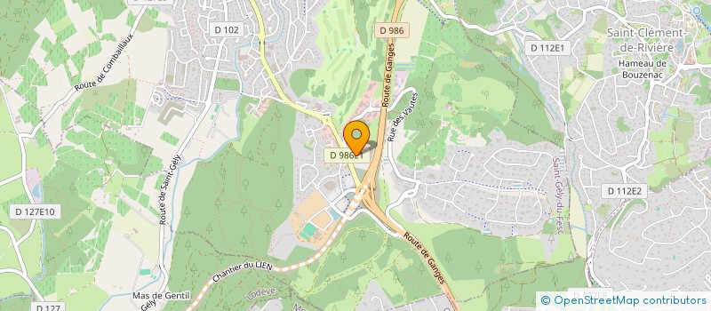 localisation de l'entreprise JOLIA  SAINT-GELY-DU-FESC