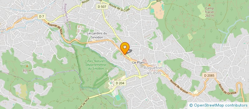 localisation de l'entreprise JOLIA  ROQUEFORT-LES-PINS