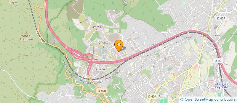 localisation de l'entreprise JOLIA  LA CIOTAT