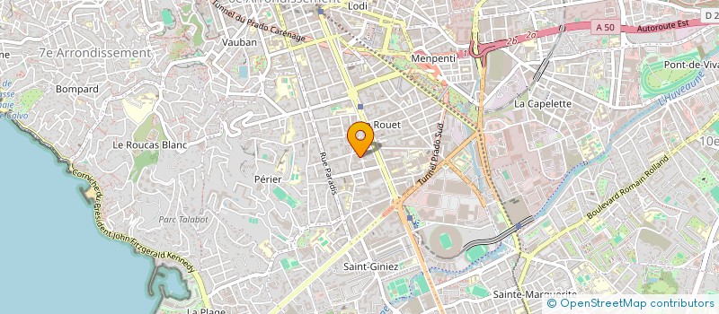 localisation de l'entreprise JOLIANA à MARSEILLE 8
