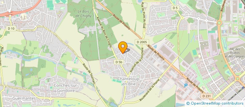 localisation de l'entreprise JOLIBEL HOLDING  CHANTELOUP-EN-BRIE