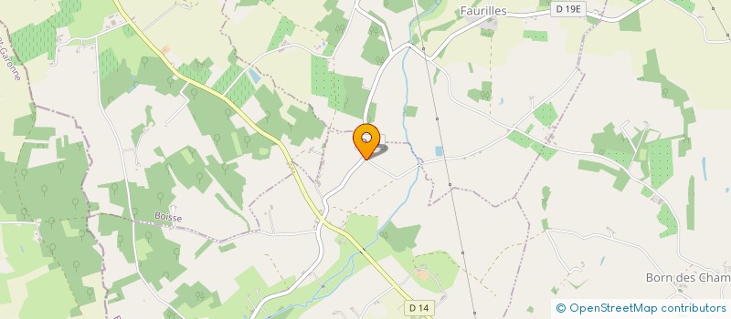 localisation de l'entreprise JOLIBERT à SAINTE-RADEGONDE