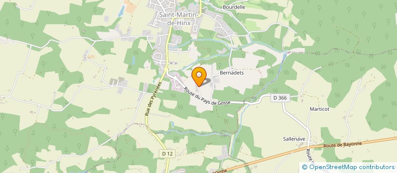 localisation de l'entreprise JOLIBERT DAVID  SAINT-MARTIN-DE-HINX