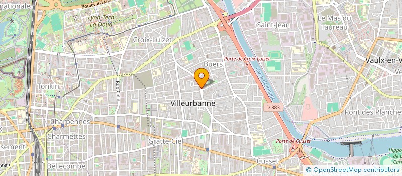 localisation de l'entreprise JOLIBOIS à VILLEURBANNE