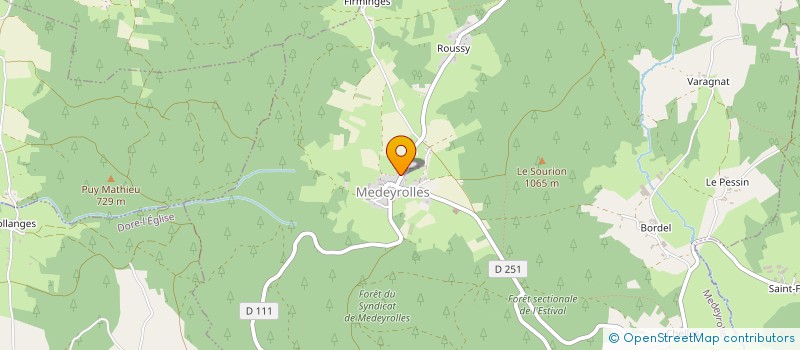 localisation de l'entreprise JOLIBOIS  MEDEYROLLES