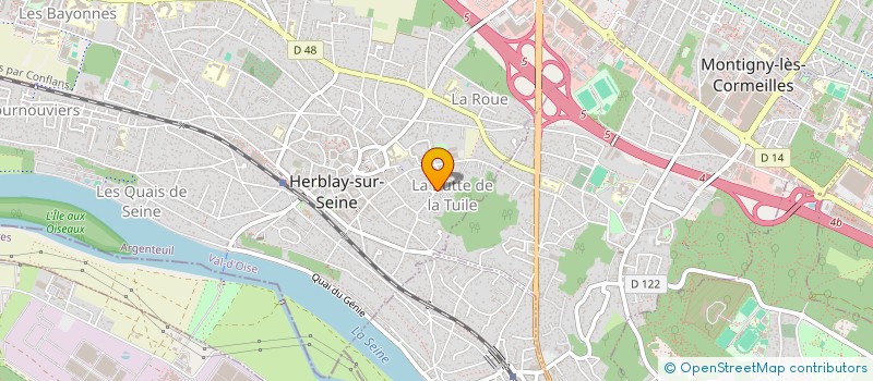 localisation de l'entreprise JOLICI  HERBLAY-SUR-SEINE