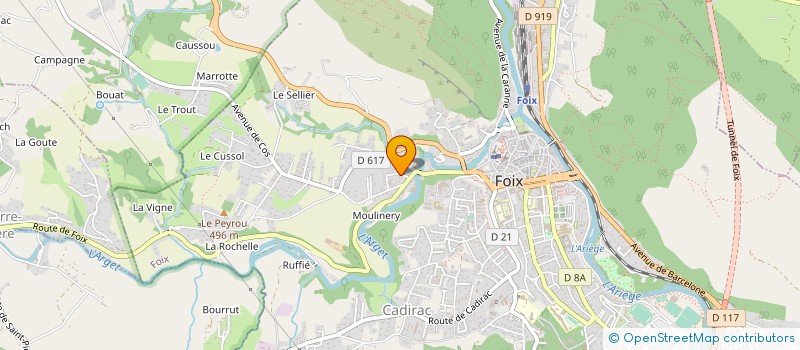 localisation de l'entreprise JOLICIEL INFORMATIQUE à FOIX