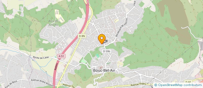 localisation de l'entreprise JOLICOBA à BOUC-BEL-AIR