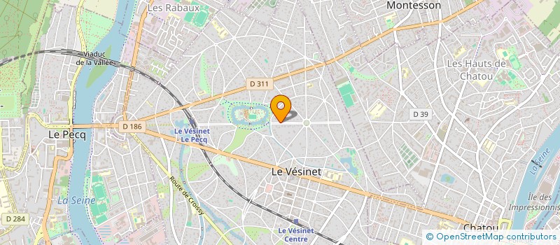 localisation de l'entreprise JOLIE  LE VESINET