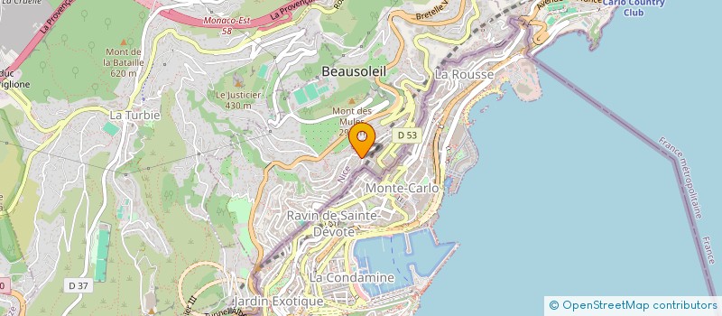 localisation de l'entreprise JOLIE DECOR & CONCIERGERIE  BEAUSOLEIL