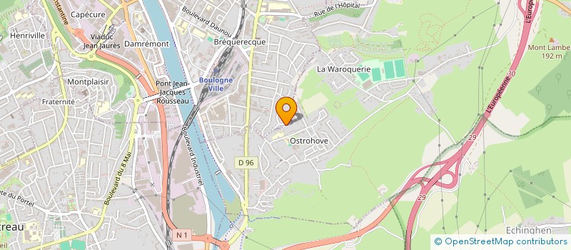 localisation de l'entreprise JOLIE DIANA  BOULOGNE-SUR-MER