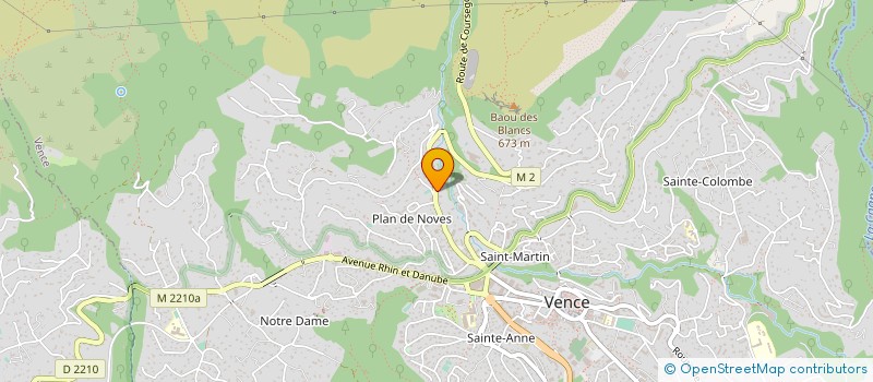 localisation de l'entreprise JOLIE FRANCAISE à VENCE