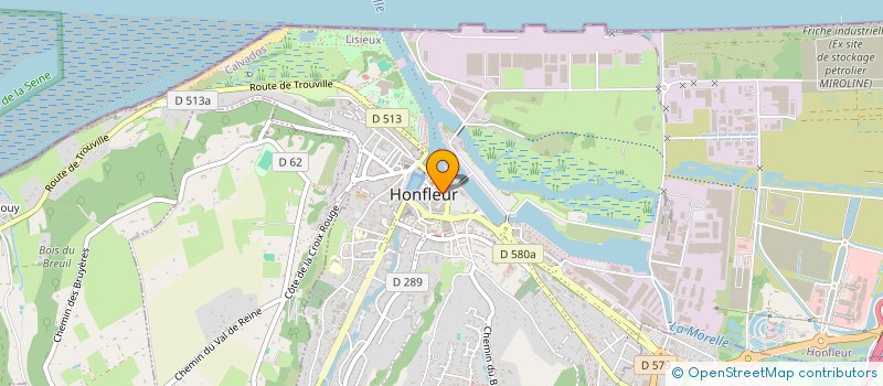 localisation de l'entreprise JOLIE FRANCE  HONFLEUR