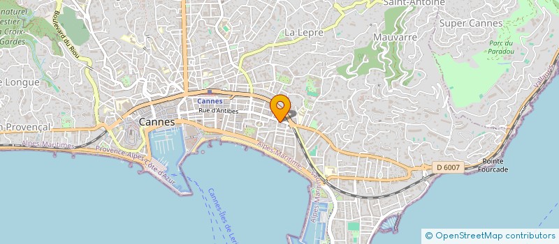 localisation de l'entreprise JOLIE MADAME à CANNES