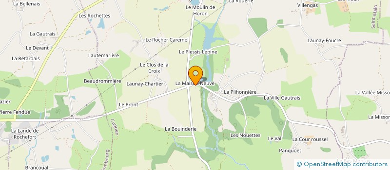 localisation de l'entreprise JOLIE MAISON  BONNEMAIN