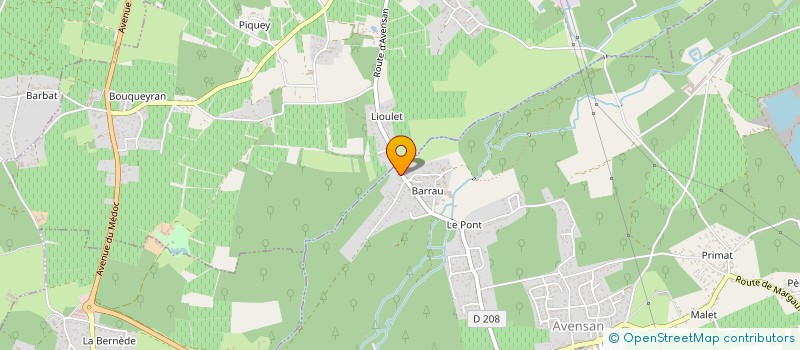 localisation de l'entreprise JOLIE RECEPTION  AVENSAN