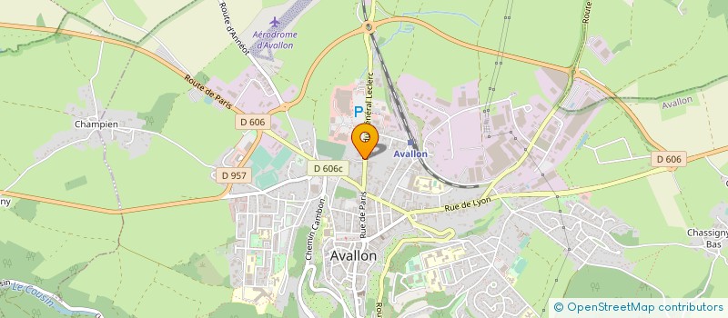 localisation de l'entreprise JOLIES REVEUSES  AVALLON