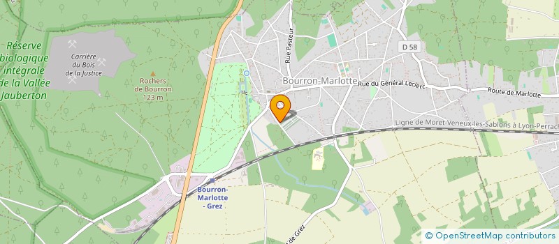 localisation de l'entreprise JOLIETTAC  BOURRON-MARLOTTE